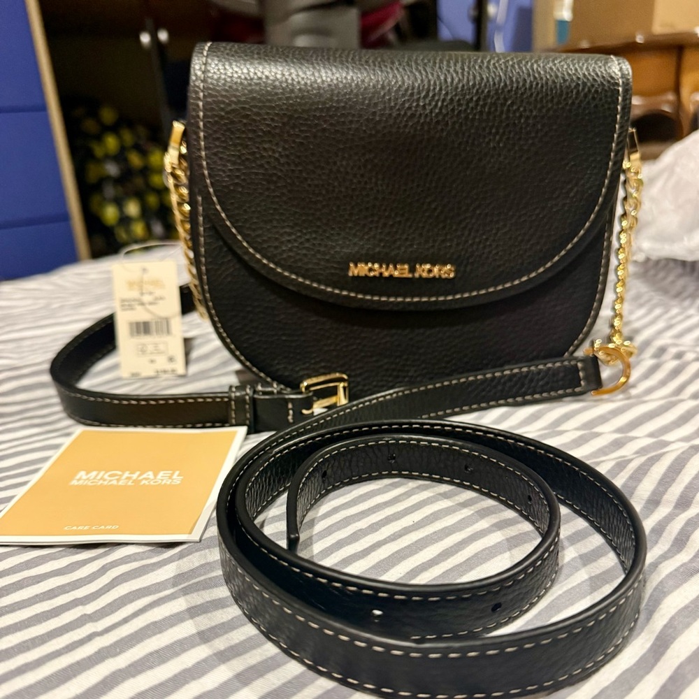 Michael Kors Jet Set Black Crossbody Bag